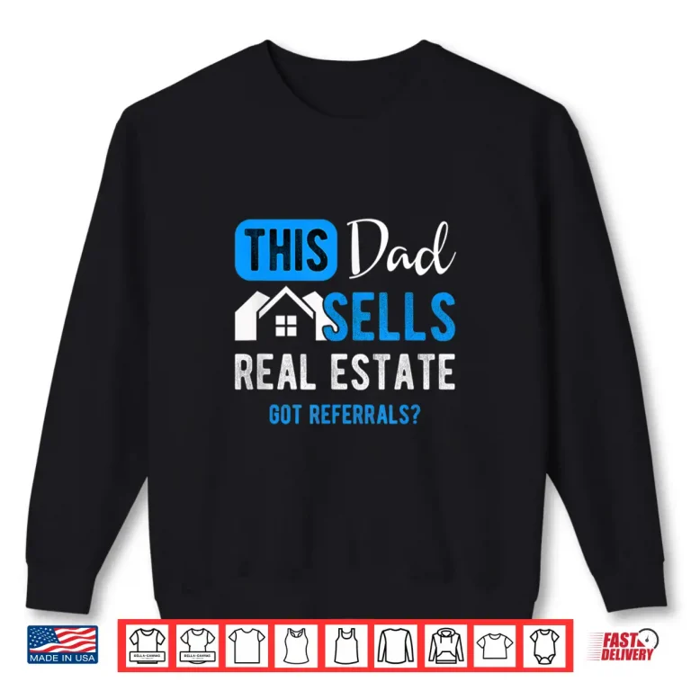 Sweatshirt Professional Real Estate Agent Minimalist Graphic Design Shirt