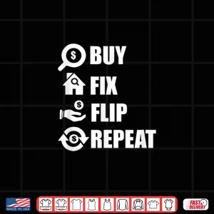 Design Real Estate Fix And Flip Professional Investor Shirt