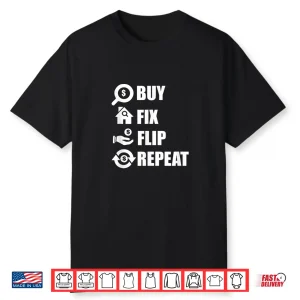 Real Estate Fix And Flip Professional Investor Shirt