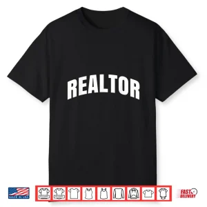 Real Estate Professional Broker Minimalist Graphic Design Shirt