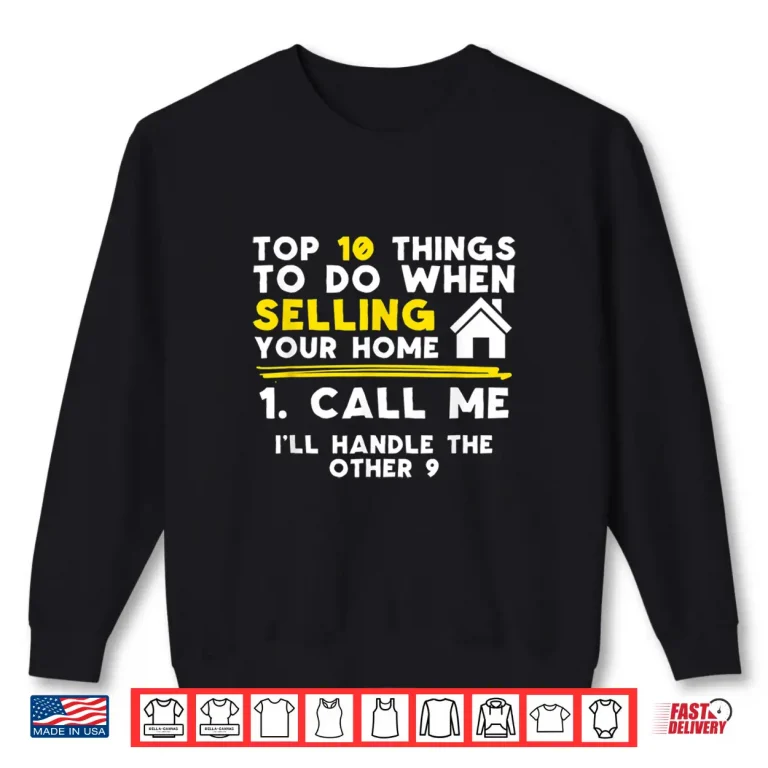 Sweatshirt Realtor Call Me Professional Contact Information Shirt 1