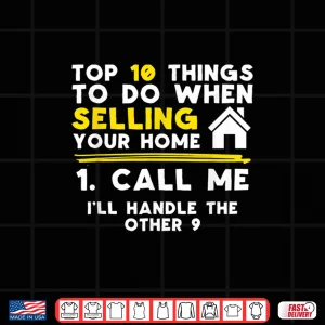 Design Realtor Call Me Professional Contact Information Shirt