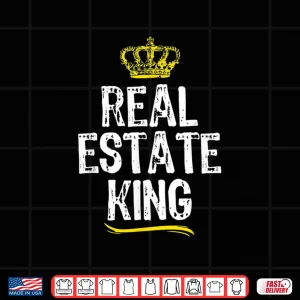 Design Real Estate King Professional Agent Regal Graphic Shirt 1
