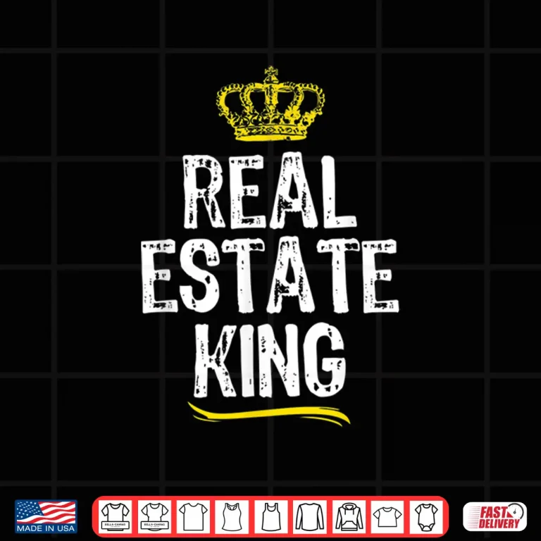 Design Real Estate King Professional Agent Regal Graphic Shirt 1
