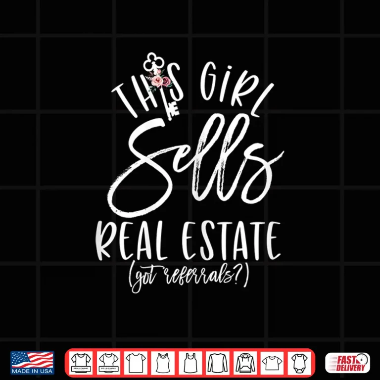 Design This Girl Sells Real Estate Professional Agent Aesthetic Shirt