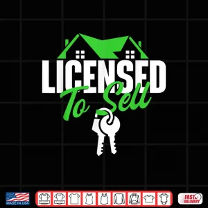 Design Licensed To Sell Property Investment Professional Shirt