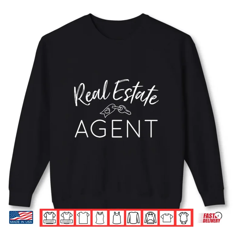 Sweatshirt Real Estate Agent Professional House Key Graphic Shirt
