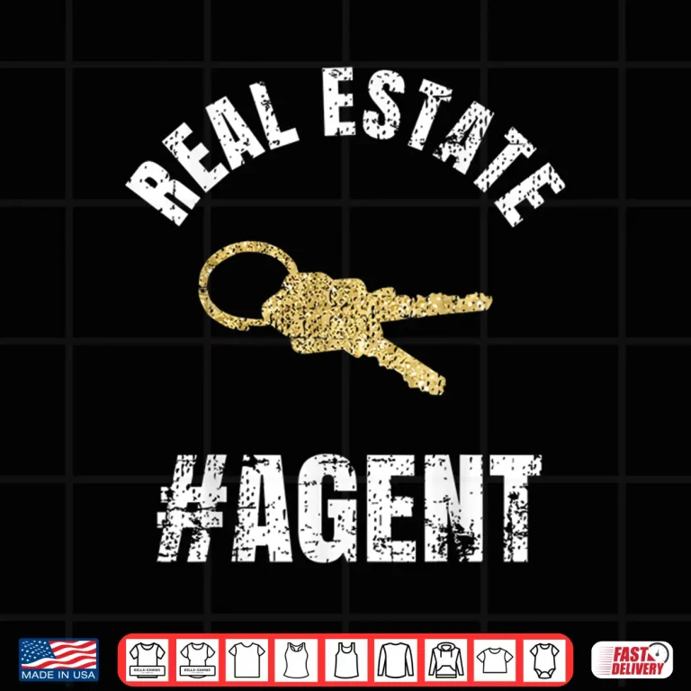 Design Real Estate Agent Professional Minimalist Broker Shirt