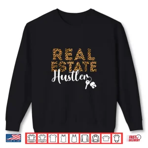 Sweatshirt Real Estate Hustler Leopard Cheetah Print Aesthetic Shirt
