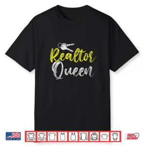 Real Estate Queen Professional Agent Aesthetic Shirt