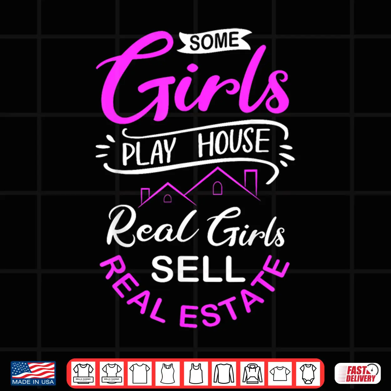 Real Girls Sell Real Estate Professional Statement Shirt Real Girls Sell Real Estate Professional Statement Shirt