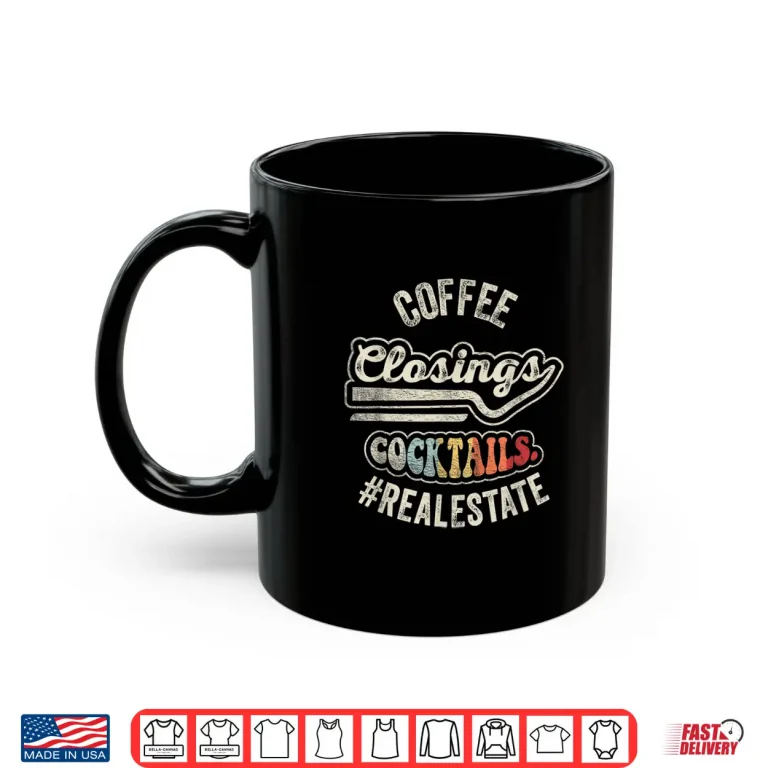 Mug Retro Gift Real Estate Broker Professional Realtor Shirt