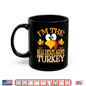 Mug Thanksgiving Real Estate Agent Turkey Festive Holiday Shirt