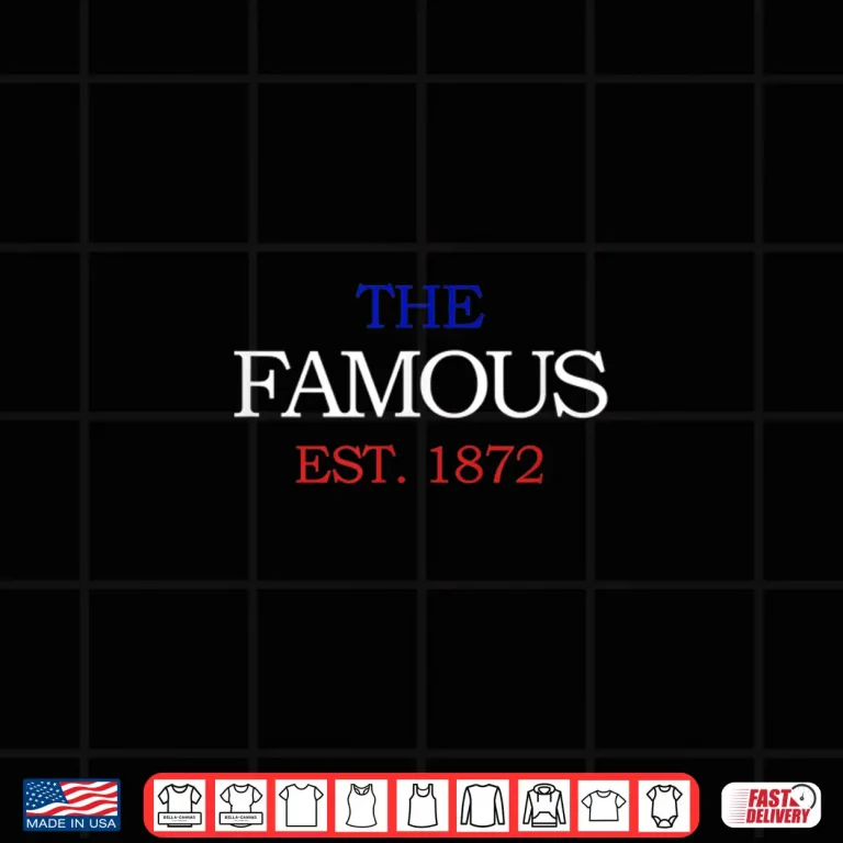 Design Famous Established Eighteen Seventy Two Heritage Logo Shirt