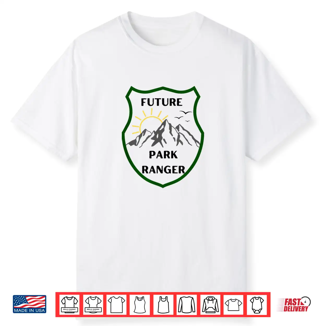 Future Park Ranger Career Aspiration Professional Design Shirt Future Park Ranger Career Aspiration Professional Design Shirt