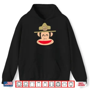 Happy Camper Cartoon Character Park Ranger Hat Shirt