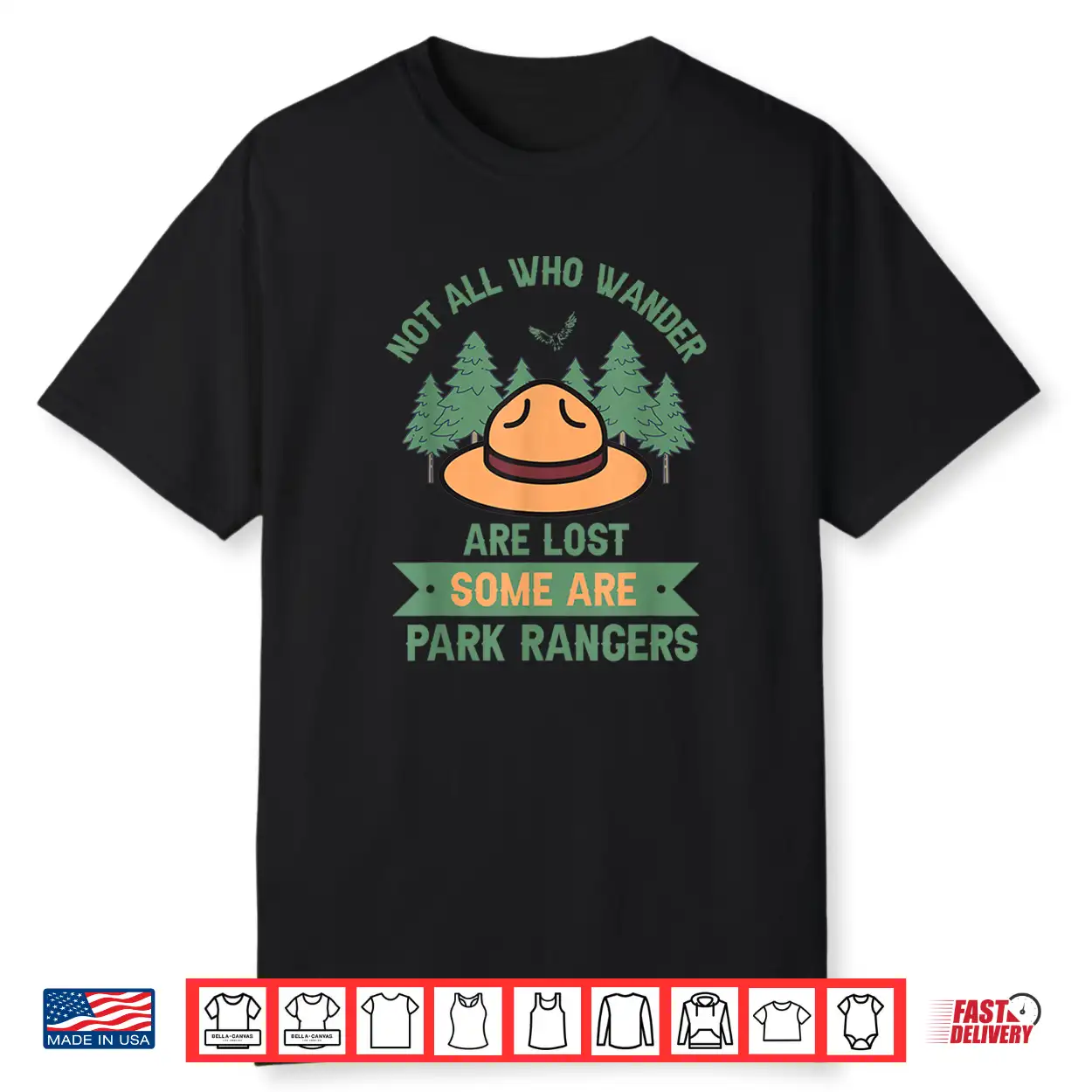 Park Ranger Not All Who Wander Are Lost Hiking Shirt Park Ranger Not All Who Wander Are Lost Hiking Shirt
