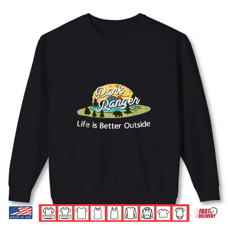 Sweatshirt Park Ranger Professional Standard Minimalist Graphic Shirt