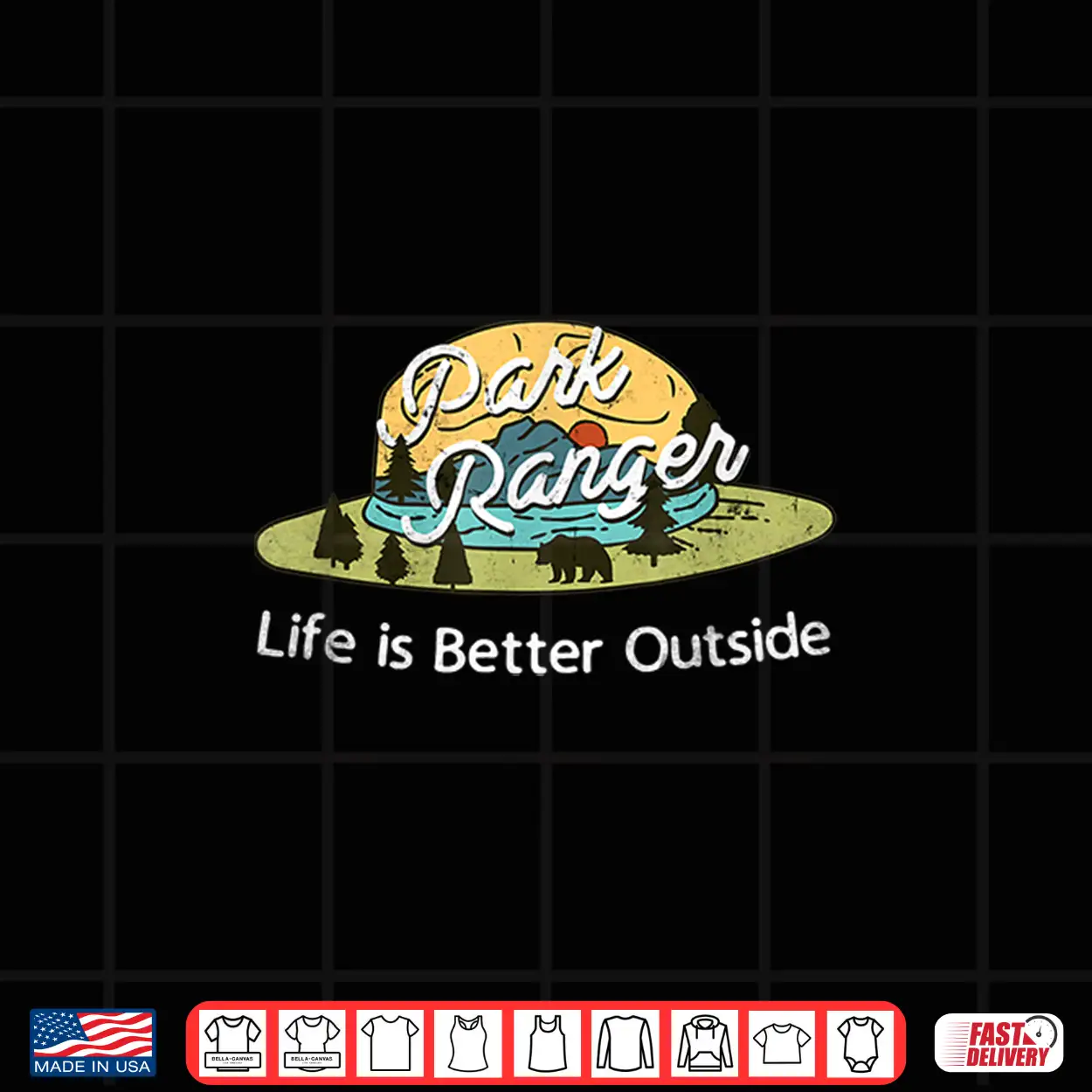 Park Ranger Professional Standard Minimalist Graphic Shirt Park Ranger Professional Standard Minimalist Graphic Shirt