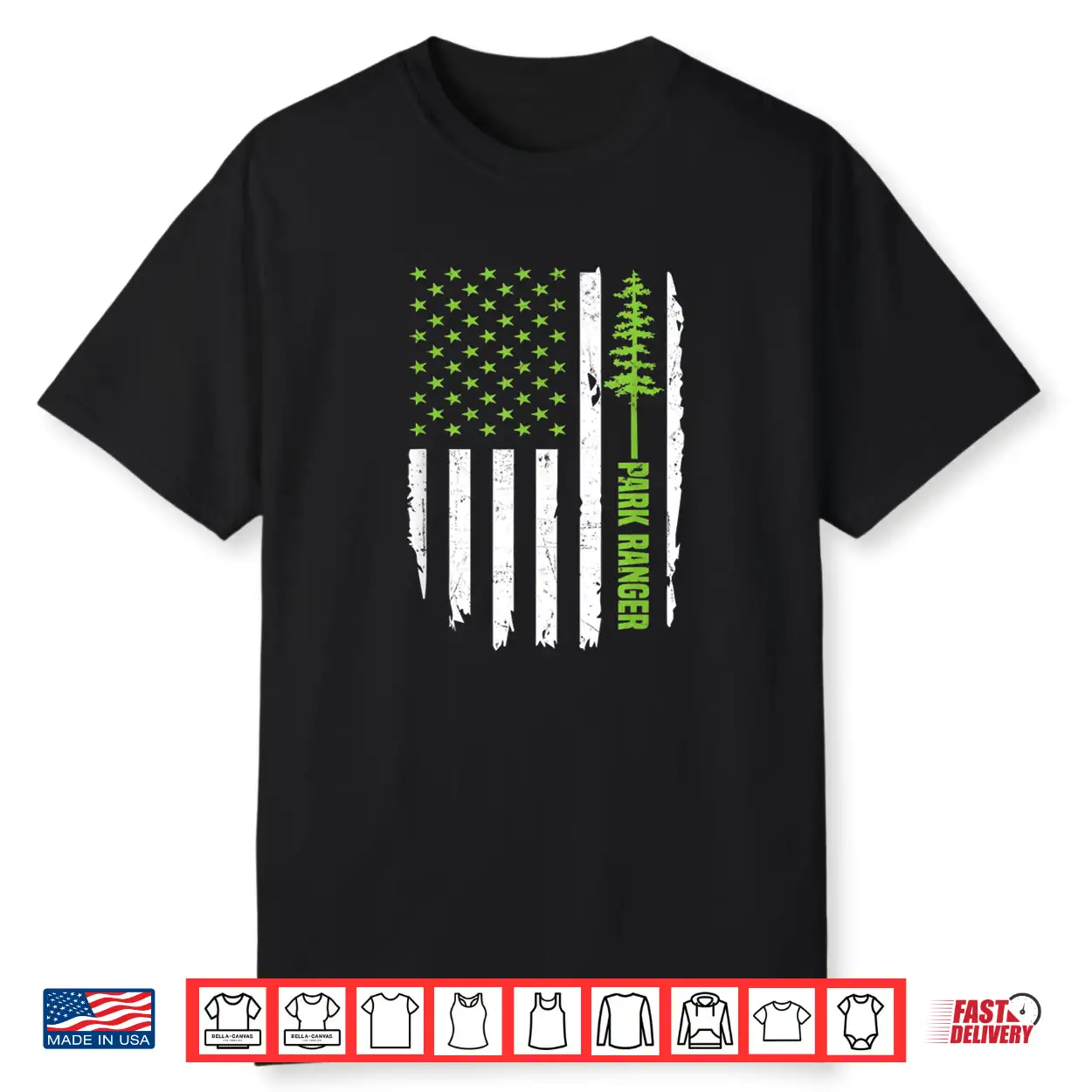 Usa Flag Park Ranger Patriotic Professional Graphic Shirt Usa Flag Park Ranger Patriotic Professional Graphic Shirt