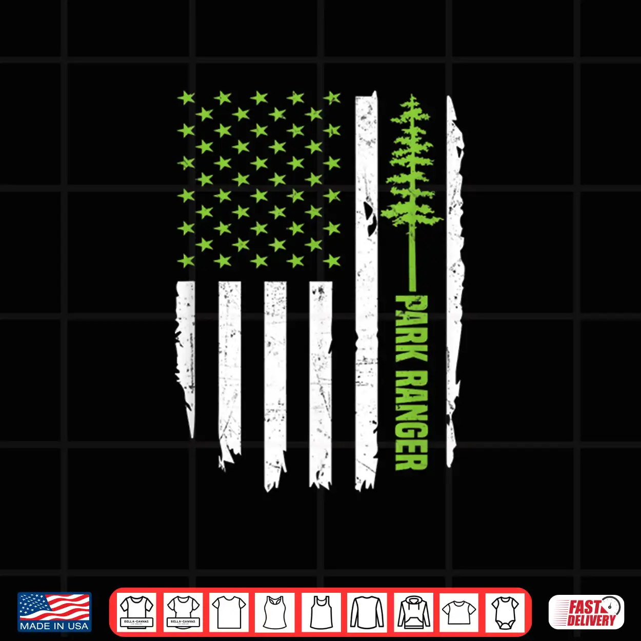 Usa Flag Park Ranger Patriotic Professional Graphic Shirt Usa Flag Park Ranger Patriotic Professional Graphic Shirt