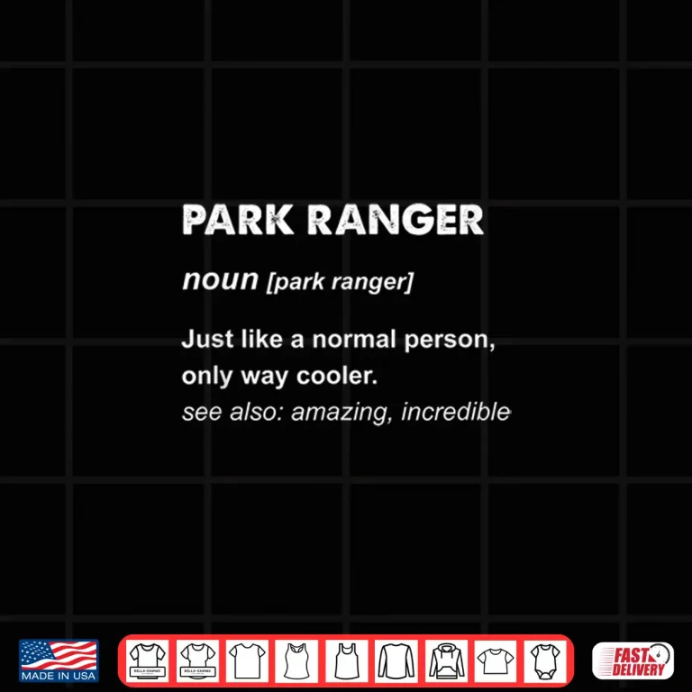 Design Park Ranger Professional Minimalist Graphic Design Shirt