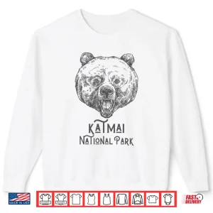 Vintage Style Katmai National Park Retro Grizzly Bear Shirt 1 Sweatshirt Vintage Style Katmai National Park Retro Grizzly Bear Shirt