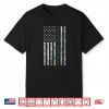 Distressed Thin Green Line American Flag Park Ranger Shirt