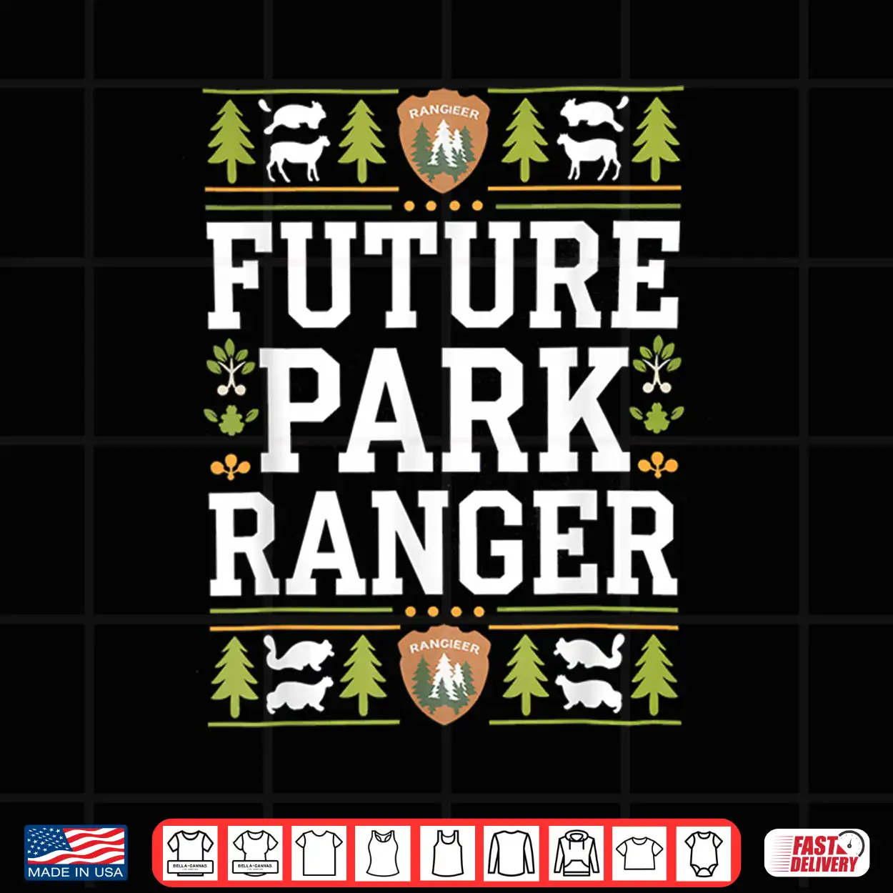 Future Park Ranger Career Aspiration School Graphic Shirt Future Park Ranger Career Aspiration School Graphic Shirt