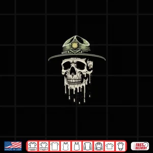 Design National Park Ranger Drip Vintage Skull Minimalist Shirt