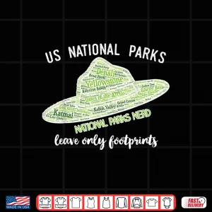 Design National Park Ranger Hat All Fifty Nine Parks List Shirt