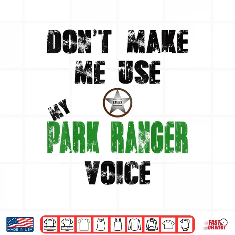 Design Park Ranger Officer Professional National Parks Graphic Shirt