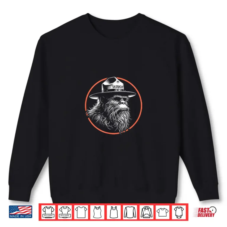 Sweatshirt Protect Our Parks Bigfoot Believer Sasquatch Ranger Shirt