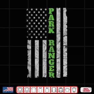 Design USA Park Ranger American Flag Patriotic Professional Shirt