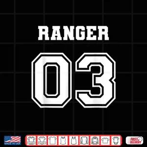 Design Two Thousand Three Ranger Love Old School Classic Park Shirt