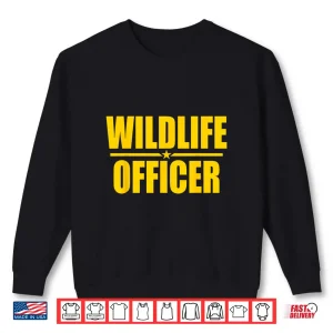 Sweatshirt Wildlife Officer Game Warden Uniform Professional Costume Shirt