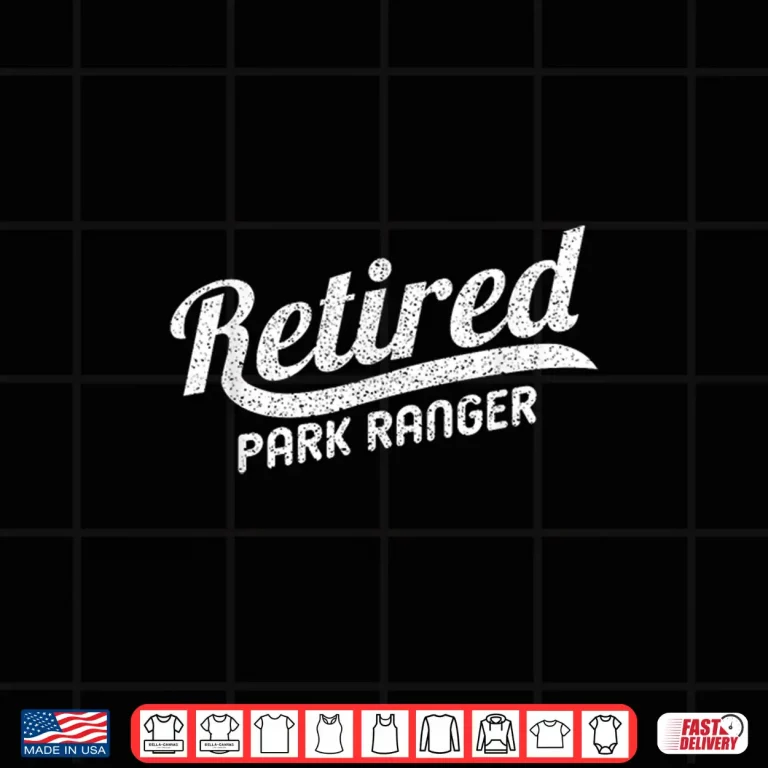 Design Classic Retirement Retro Retired Park Ranger Achievement Shirt