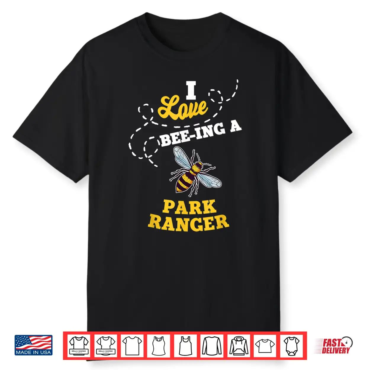 Honey Bee Job Profession Park Ranger Nature Graphic Shirt Honey Bee Job Profession Park Ranger Nature Graphic Shirt