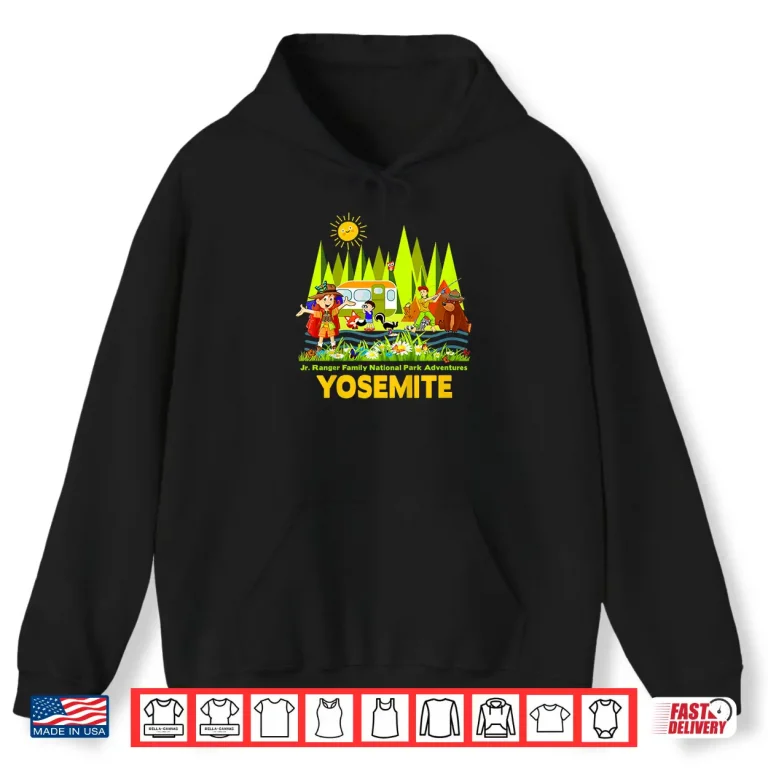 Hoodie Junior Ranger Family National Park Adventure Souvenir Shirt