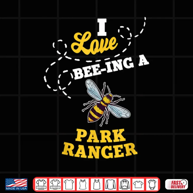 Design Honey Bee Job Profession Park Ranger Nature Graphic Shirt