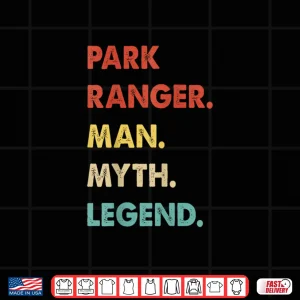 Design Park Ranger Man Myth Legend Professional Minimalist Shirt