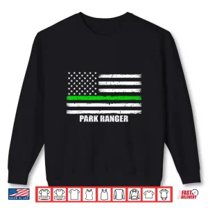Sweatshirt Park Ranger Thin Green Line Professional Support Shirt