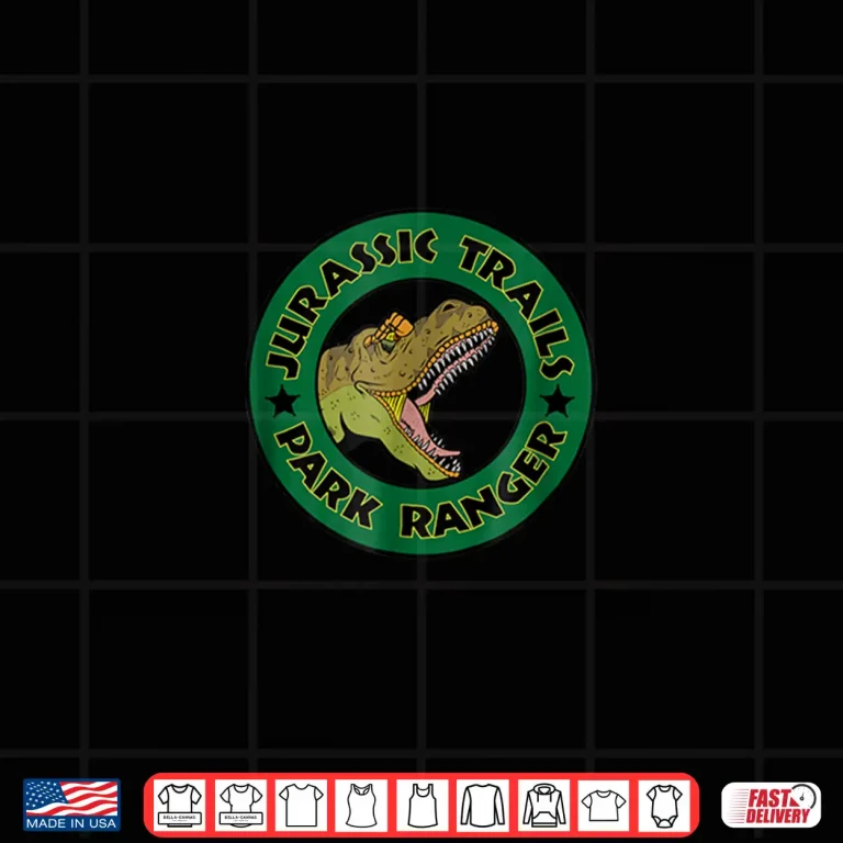 Design Prehistoric Trails Park Ranger Adventure Graphic Shirt
