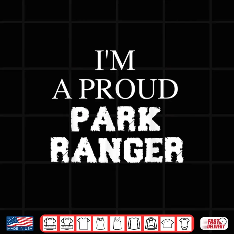 Design Proud Park Ranger Professional Identity Minimalist Shirt