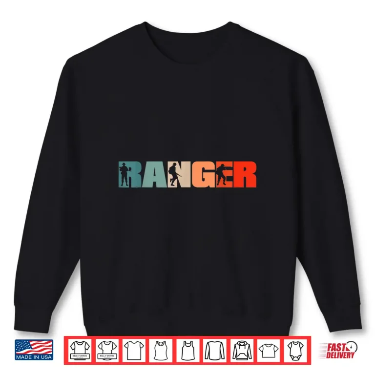 Sweatshirt Retro Park Ranger Vintage National Park Ranger Design Shirt