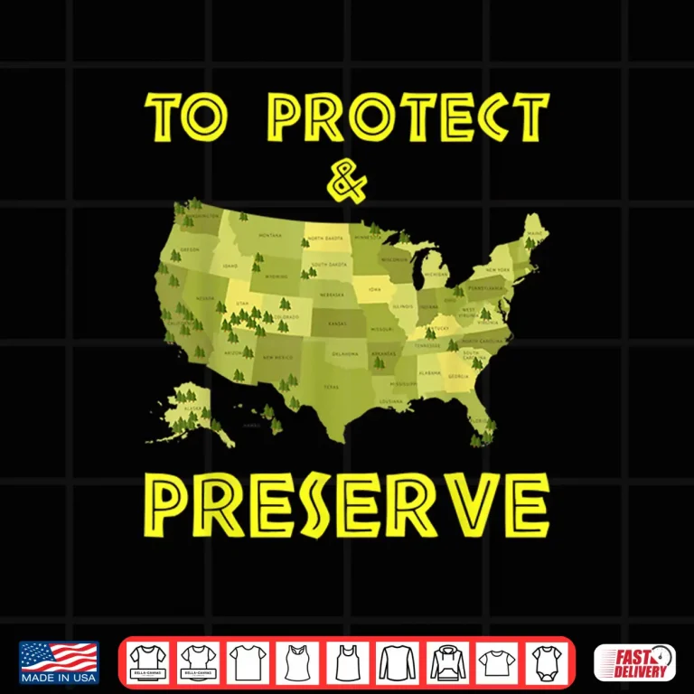 Design Ranger National Park Protect And Preserve Professional Shirt