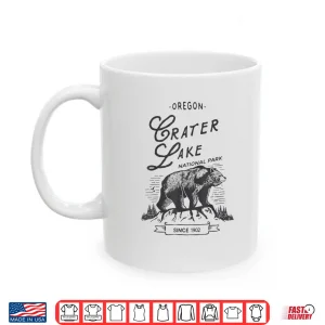 Mug Vintage Crater Lake National Park Retro Bear Oregon Graphic Shirt