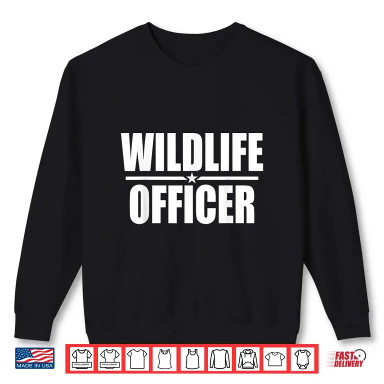 Sweatshirt Wildlife Officer Game Warden Park Ranger Uniform Costume Shirt