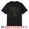 Arborist Gardener Tree World Map Nature Lover Graphic Shirt