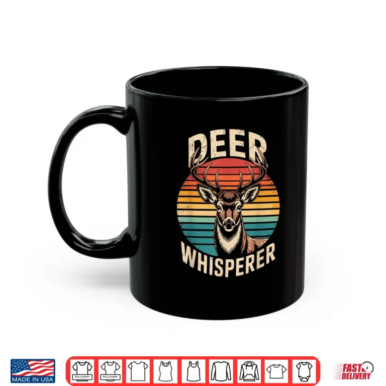 Mug Deer Whisperer Wildlife Animal Lover Aesthetic Shirt